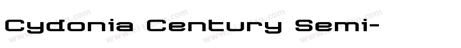 Cydonia Century Semi字体转换